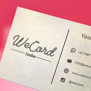 Classic Ice-Gold Business Cards