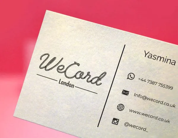 Classic Ice-Gold Business Cards