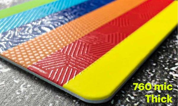 500 Business Cards, Rounded Corner Spot UV Velvet Lamination 760 mic - Thick - Image 2
