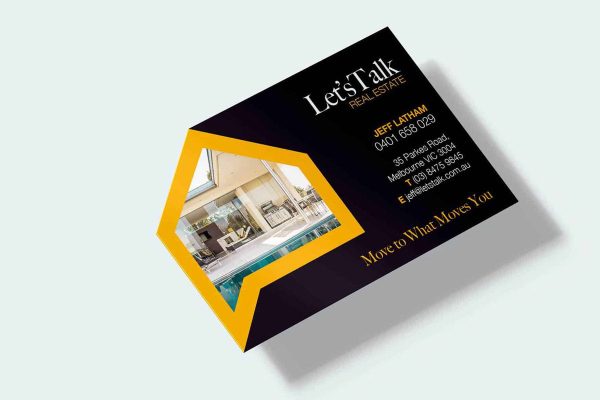 1000 Custom Shape Business Cards, Matt Laminated 400 GSM - Image 3