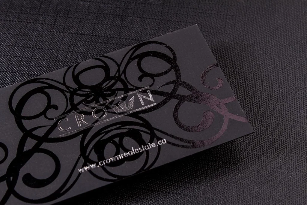 luxury business cards Oversized Plates
