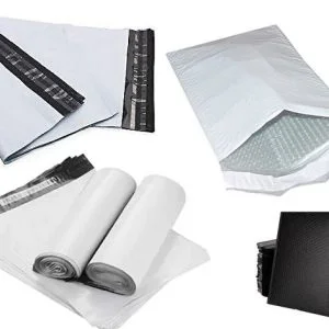 plain polyethylene courier bag